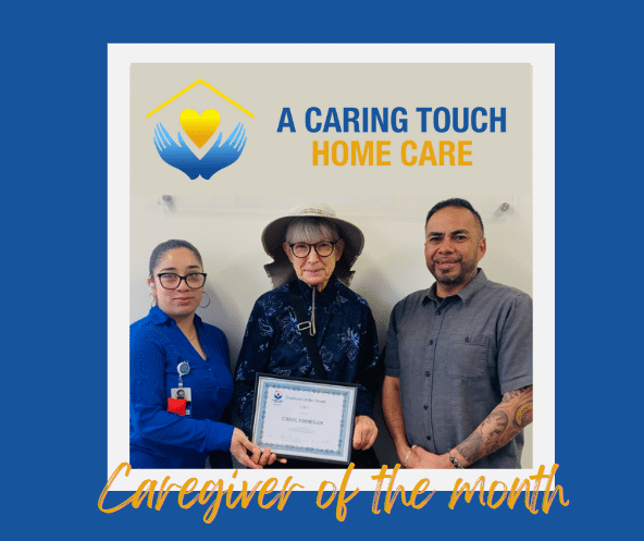 Our Caregiver of the Month for April - Carol Finnegan