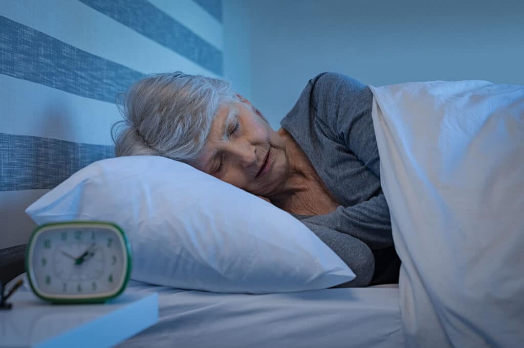 24-hour home care helps seniors feel safe at nighttime.